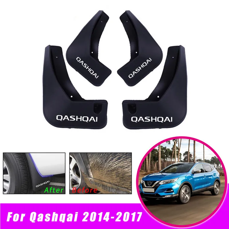 4 шт. для Nissan Qashqai J11 Передние Задние уширители крыла Брызговики