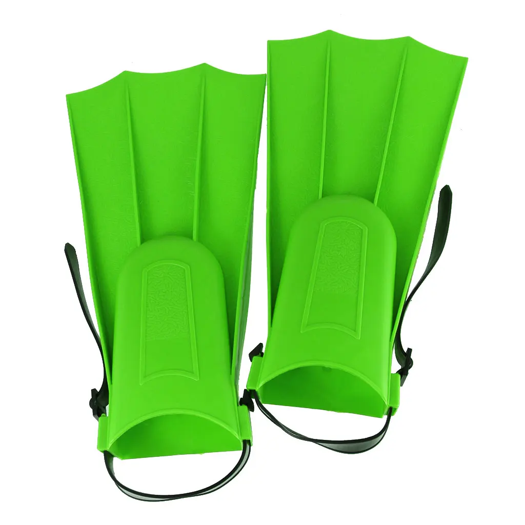 2 Pairs Mens Womens Water Sports Swimming Pool Diving Training Fins Flippers Swim Training Fins Swim Equipment