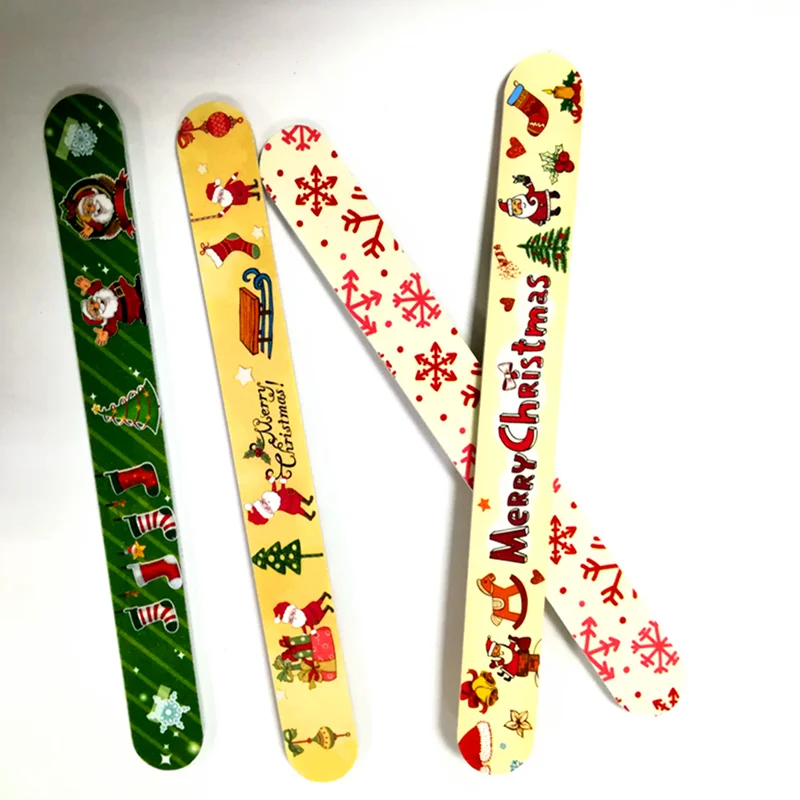 

100/180 Sanding Buffer Block Nail File Pedicure Manicure Buffing Polish Beauty Tools Professional Christmas Nail Files Grey Boat