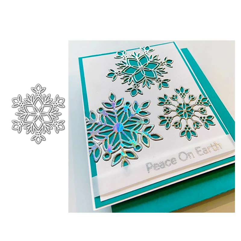 

JC 2020 New Snowflakes Metal Cutting Dies Shape Design Scrapbooking Craft Mold Stencil Handmade Tool Paper Card Make Template