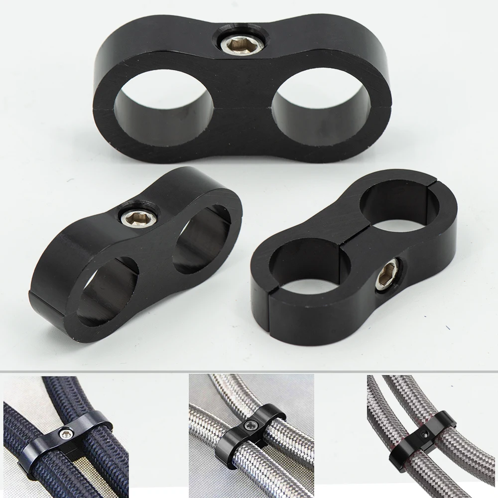 EVIL ENEGY 4AN Hose Sepaato Clamp, AN4 Fuel Line Mounting