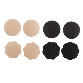 

Women Girls Breast Covers Petals Invisible Nipple Cover Self Adhesive Bra Stiker Disposable