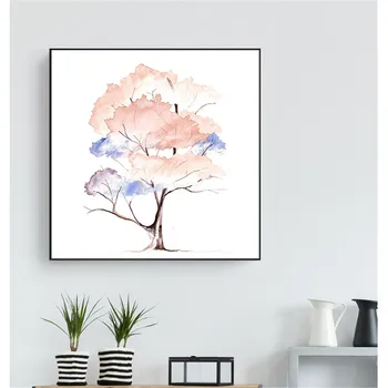 

Nordic Poster Watercolor Flowers Butterfly Canvas Art Print Wall Pictures for Living Room Wall Decor Home Decoration
