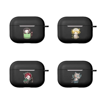 

Demon Slayer: Kimetsu No Yaiba Anime Pattern For Apple Airpods Pro 3 Case Bluetooth Earphone Protective Cover