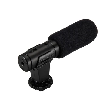 

Stereo Microphone Super Low Noise Cardioid Photography Interview Digital Video Recording Microphone for Phone and Camera