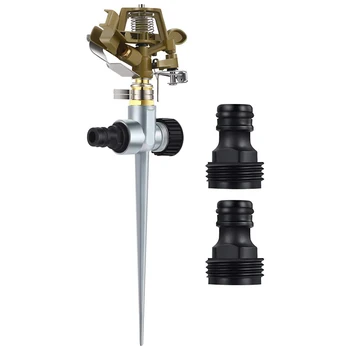 

Lawn Sprinkler, Zinc Alloy Garden Sprinkler, with Quick Coupling, Used for Outdoor Garden Irrigation