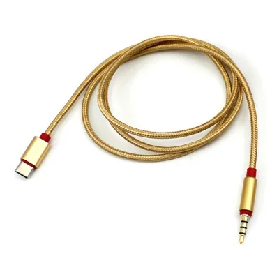20pcs USB Type C to 3 5mm AUX Audio Cable Type c Headphones Jack Adapter For Huawei P40 P30 Pro Xiaomi Mi10 Pro Note 10