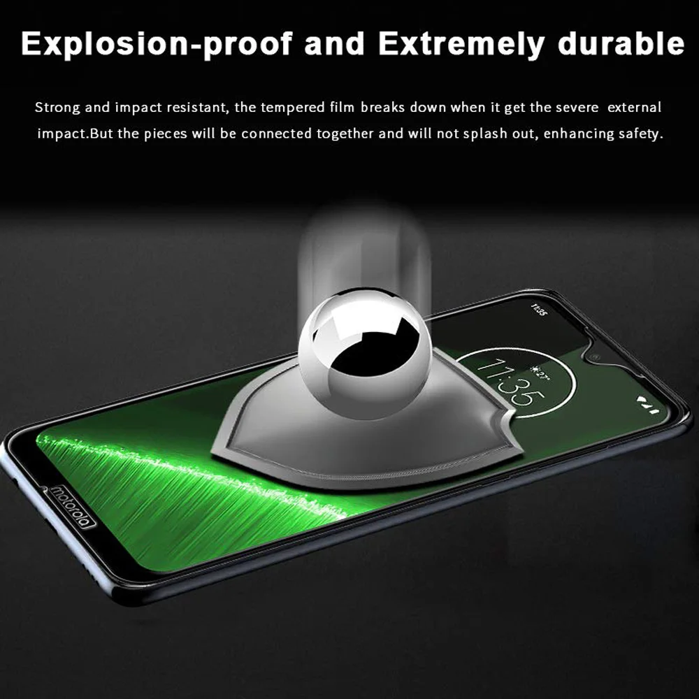 9D закаленное стекло для Motorola Moto E6 G6 Play E5 Plus Защита экрана P30 Note One G7 защитная