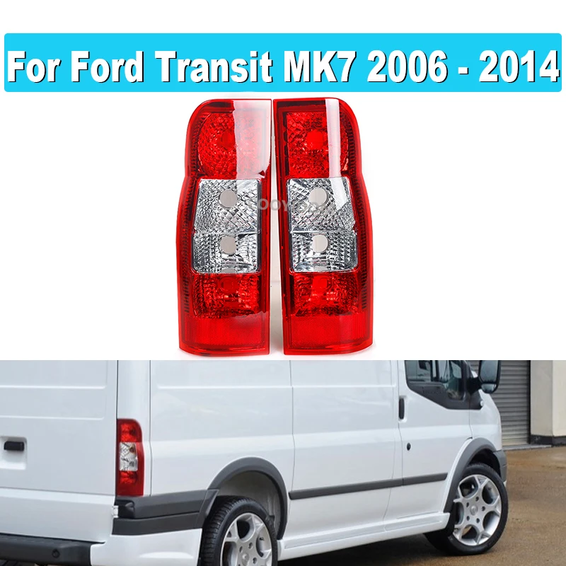 RV Tail Light Rear Tail Light Semi-assembly Lamp Shade Lamp Shell Tail Lamp Shell For Ford Transit MK7 2006 2007 2008 2009-2014