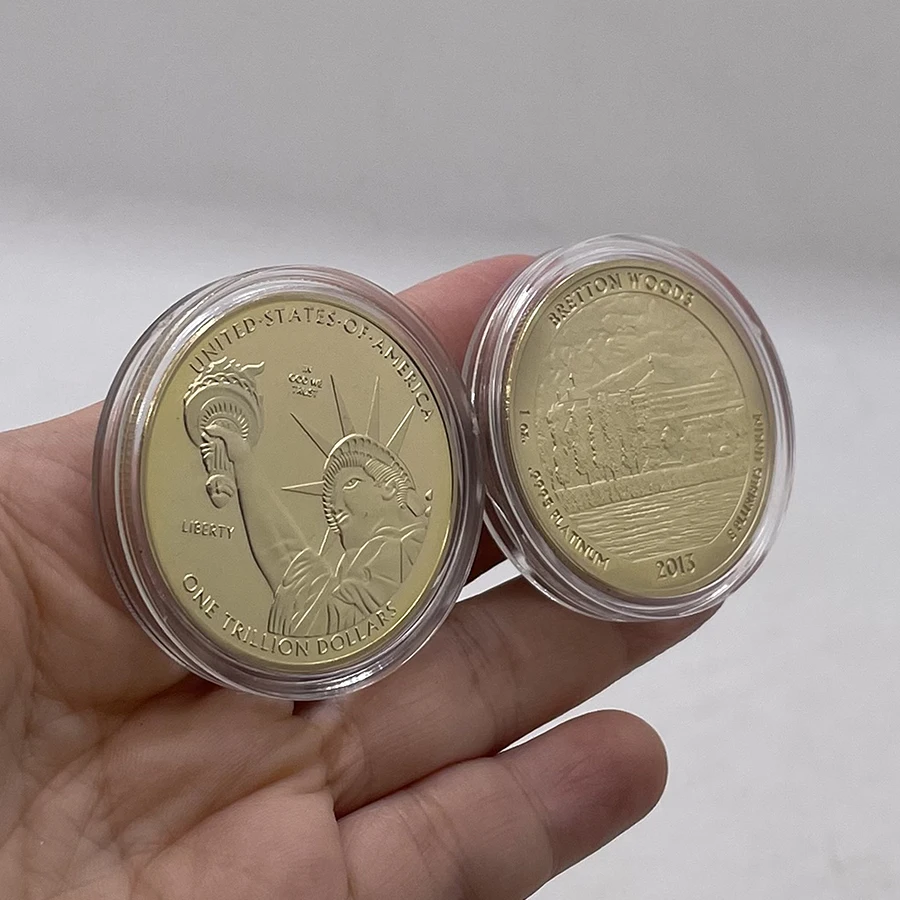 Gold Coins 1 Trillion Dollar Plated US coin Collection