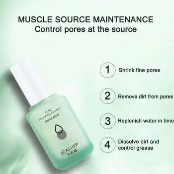 

60ml Shrink Pores Serum For Females Whitening Brighten Skin Face Pore Shrink Tighten Refining Moisturizing Face Essence