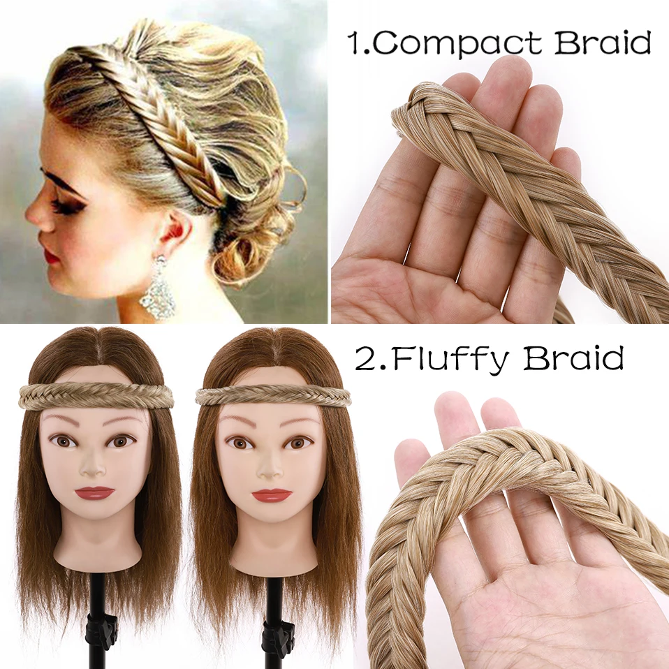 Best Offers Hairpiece Hair-Accessories Headband Braids Bohemian Synthetic Women with Adjustable-Belt zWzKEOZ6VY6