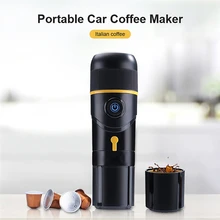 

Espresso Machine Portable Coffee Machine for Car DC 12V Expresso Maker Nespresso Dolcegusto Capsule Coffee Powder for Home