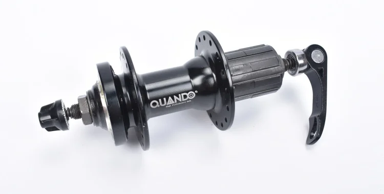 Online Kassette Perle fileQuick Release Bike Hub 32 36 Löcher Berg MTB Vorne Hinten Hub Gold Fahrrad Teile Disc Bremse Bart naben