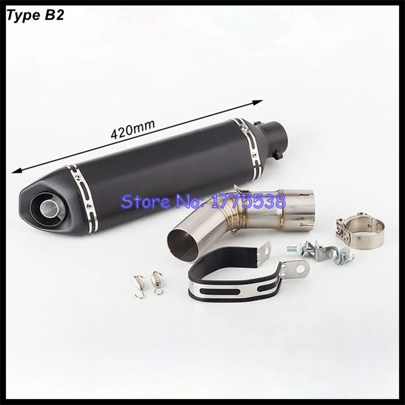 Motorcycle Exhaust Muffler with Link Pipe for Suzuki V-Strom 1000 (DL1000) 2014-2019 V-Strom 1050 (DL1050) 2020 2021 Escape Moto - Image 3