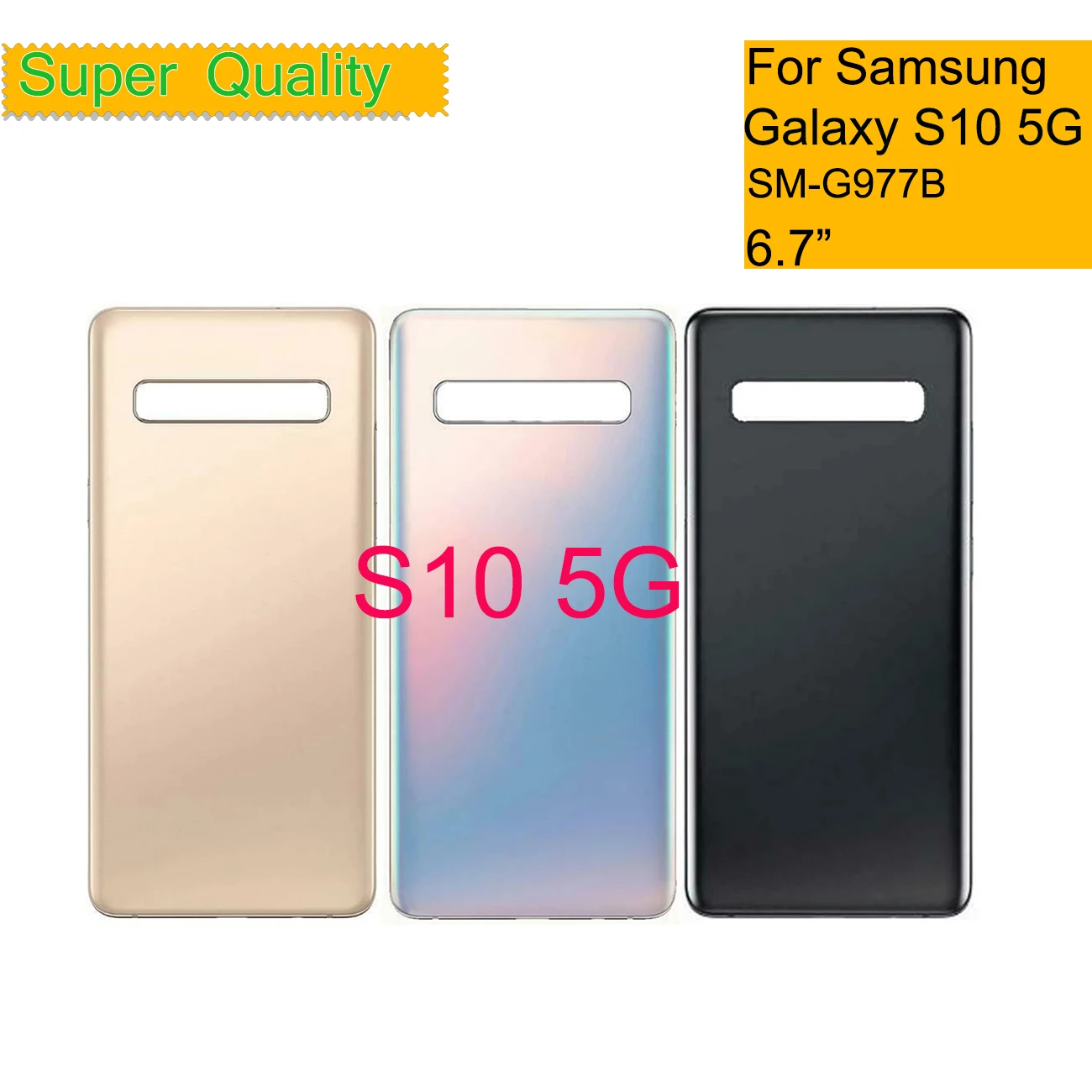 For Samsung Galaxy S10 5G SM-G977B G977 Housing Battery Cover Back