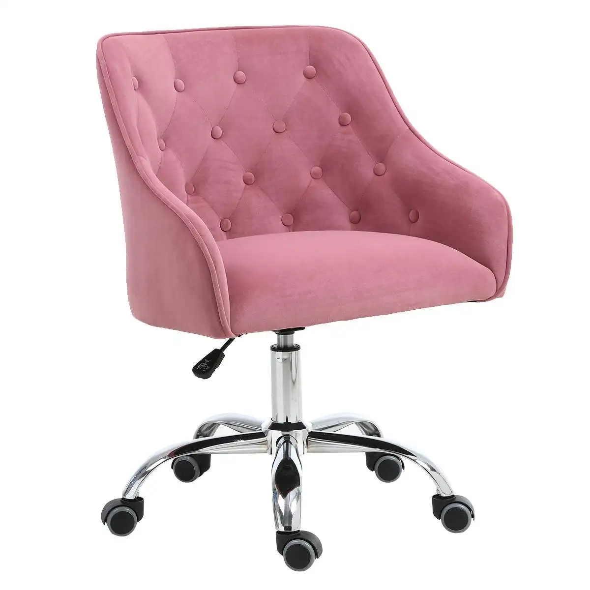 

Modern Velvet Office Chair Desk Chair Mid-Back Task Chair Computer Chair Swivel Chair Comfy Dressing Chair for Bedroom Lounge