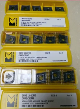 

10PCS KENNAMETAL CARBIDE INSERT CNMG120402MS KC5010