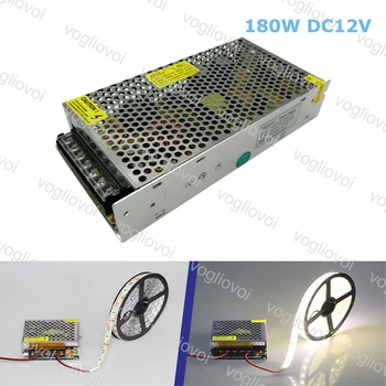 

Vogliovoi Lighting Transformers 110V 220V to DC 12V 15A CCTV LED Strip Power Supply Adapter