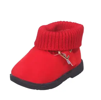 

Autumn winter new Korean girls Snow Boot Kids Princess short boots children's Martin boots children Sneakers