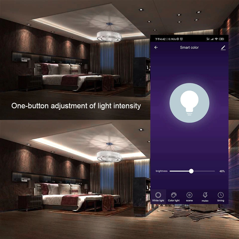 Wifi Remote Control Switch RGBW Light Strip Controller For Tuya Smart Life Compatible Alexa Google Assistant 16Million Colors