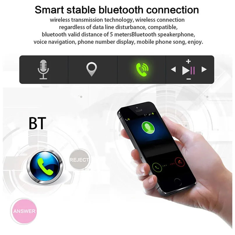 SU-8600 12V car MP3 card BT MP3 digital amplifier car mp3 player u disk radio Smart Wendeng BT link 50AUG122