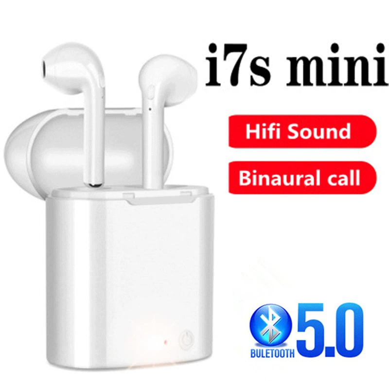 I7s Мини Bluetooth наушники спортивные Музыкальная гарнитура для IPhone Huawei Xiaomi