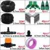 KESLA Greenhouse Elbow Emitter Automatic Drip System 4/7 to 3/5mm Hose Garden Watering Irrigation Kit for Home Bonsai Plants 5