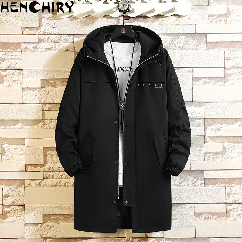 

HENCHIRY Brand Male Clothing New Men's Jacket Winter Coat Jacket puls size Slim Fit Covered Casual winter jacket men Ins fashion