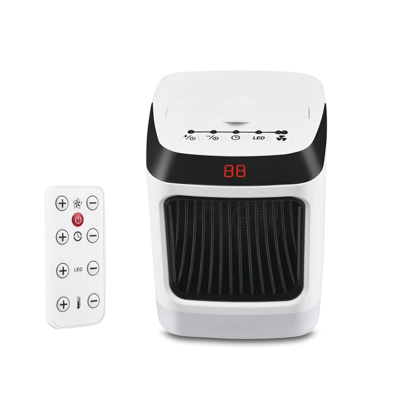 

EAS-Electric Heater Smart Version Fast Handy Heaters for Home Room Fast Convector Fireplace Fan Warmer Silent US Plug