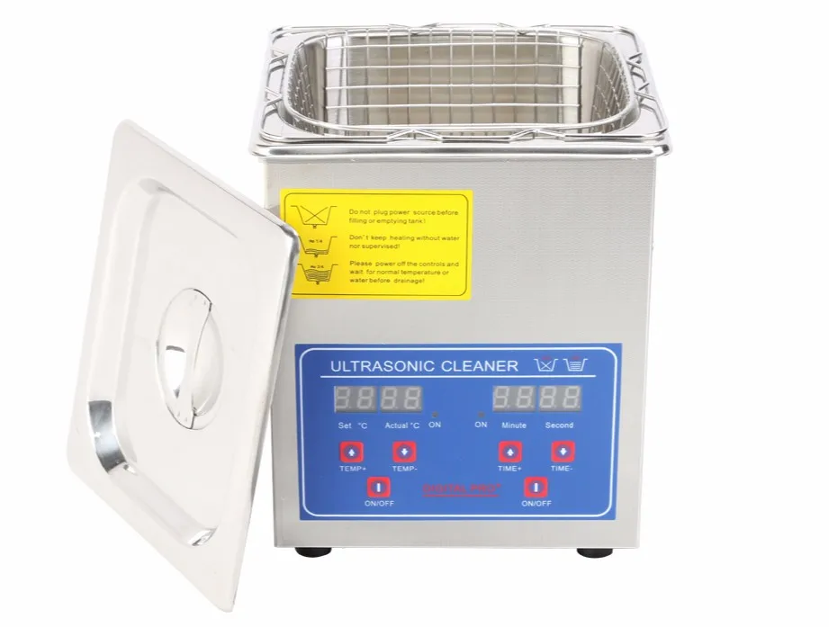 low price Digital 1.3L 50W 40kHz Mini Ultrasonic cleaning machine Ultrasound Cleaner Bath  Baskets Jewelry Watch Dental