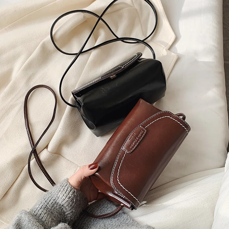 

2020 Spring New Style WOMEN'S Bag Car Suture Lettered Square Sling Bag Korean-style Casual Envelope Shoulder Bag
