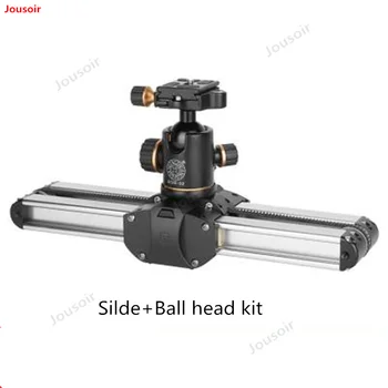 

MICRO 2 Pocket Macro Slider Camera Track Video Rail, Easylock Low Stand Macro Blacket Track Rail for Camera Camcorder CD50 T03