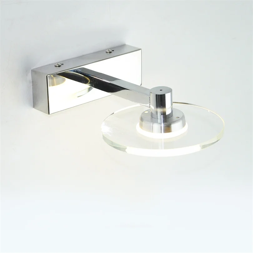 LED Mirror Front Light Bathroom Makeup Table Lighting Vanity Lights Makeup Mirror Lights K9 Crystal Moisture Proof