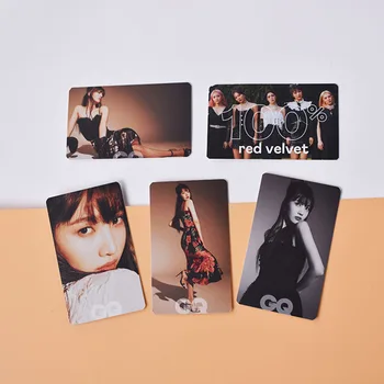 

5pcs/set Kpop Red Velvet Photocard HD 100% photo album Cards K-pop Supplies