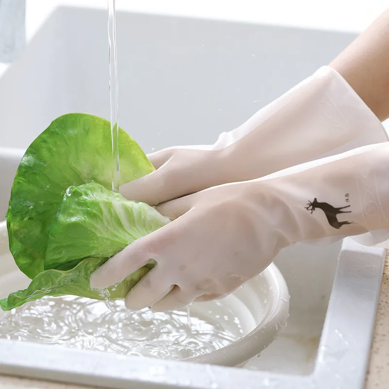 

Newest Dishwashing Kitchen Medical Work Rubber Garden Gloves For Household Waterproof Protective Magic Gloves
