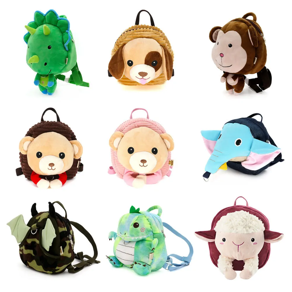 

Baby Keeper Toddler Walking Safety Harnesses Animal Cartoon Shape Backpack Strap Bag with Leash