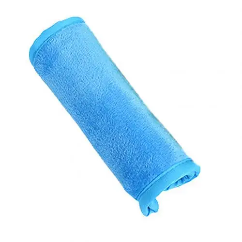 Microfiber Women Facial Cloth Magic Face Towel Reusable Breathable Makeup Remover Cloth Face Wipe Beauty Cleansing Tool towel - Цвет: Синий