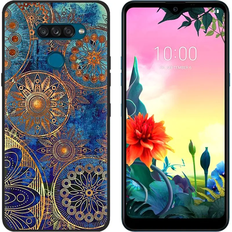 Ремешок противоударный грязеотталкивающий чехол для телефона для LG K50S силиконовый мягкий чехол противоударный модный дизайн держатель для телефона водонепроницаемый - Цвет: Picture 15