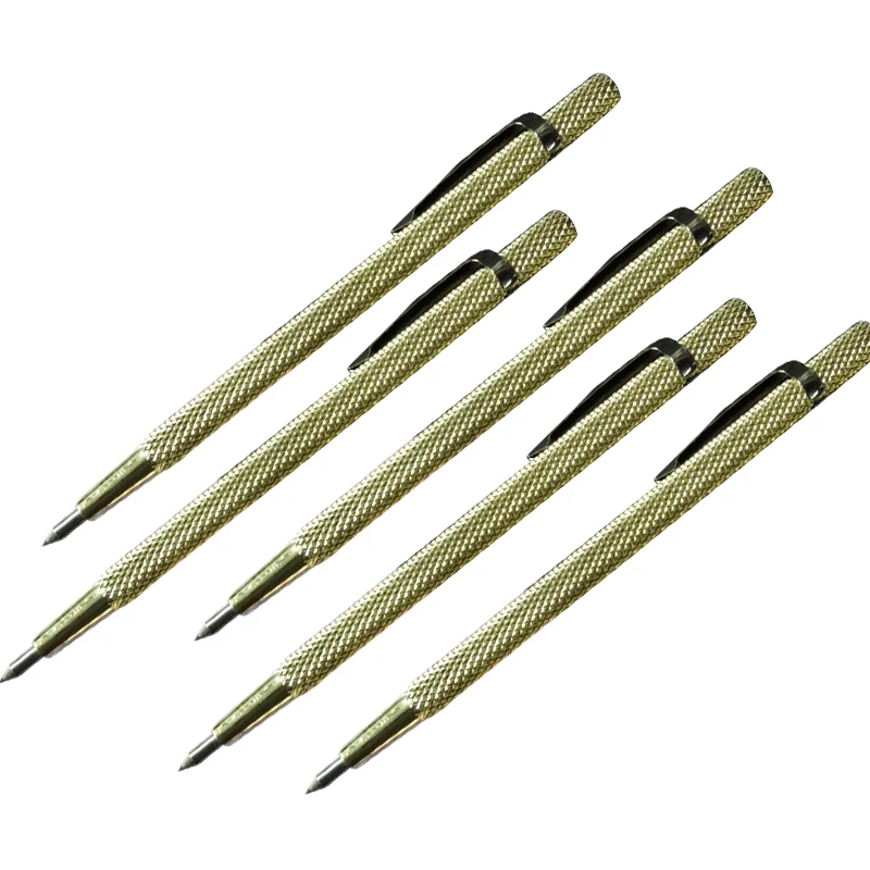 

LETAOSK 5PCS Diamond Tungsten Carbide Tip Engraving Scribe Pen Tool Alloy Shell Lettering for Glass Metal Ceramic Wood