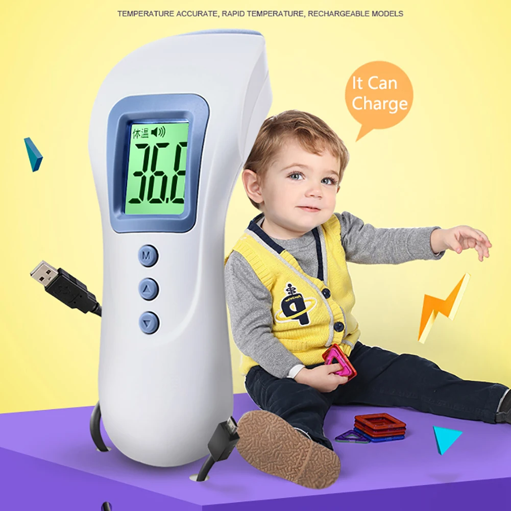 

Digital Thermometer Infrared Baby Adult Forehead Non-contact Infrared Thermometer With LCD Backlight Termometro Dropshipping
