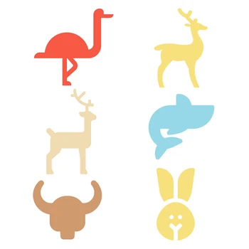 

scrapbook die-cutting cute little deer DIY handmade new mold for 2020 wooden die-cutting template cutting die-wood mold