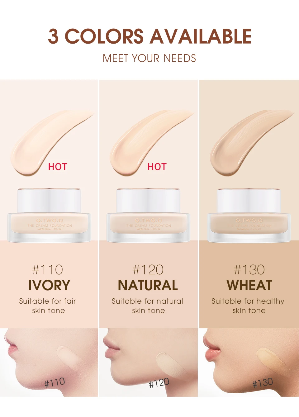 o two o cream foundation