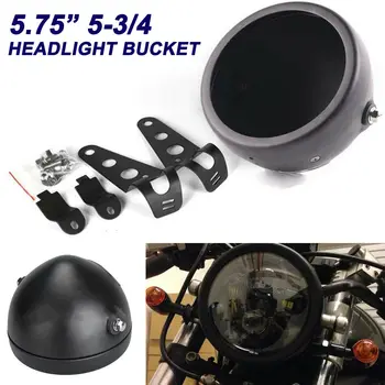 

Motorcycle 5.75Inch LED Headlight Mount Bucket Housing For Harley Honda Suzuki Brand New And High Quality Accessories