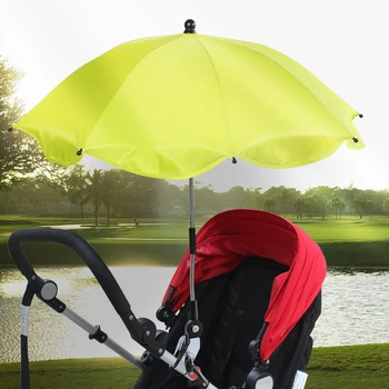 

New Detachable Stroller Umbrella Adjustable Baby Pram Pushchair Cover UV Rays Sun Shade Parasol 1pcs