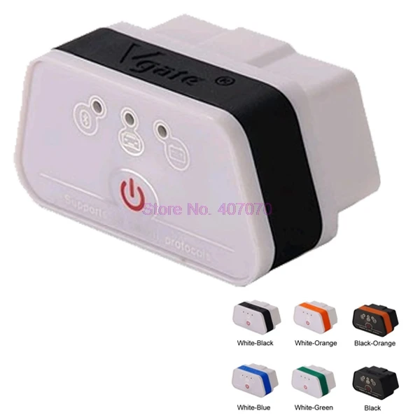 Диагностический интерфейс Vgate OBD 100 шт. оригинальный vgate iCar 2 OBDII ELM327 iCar2 Wi Fi с