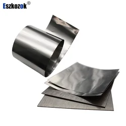 Plaque en feuille de Zinc pur, plusieurs tailles au choix 