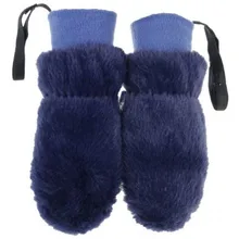 Рукавицы «Лапка» синие OLLE