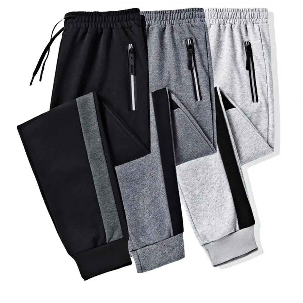 발목 줄무늬 환상적인 레저 남성 바지 Drawstring 바지 긴 스포츠