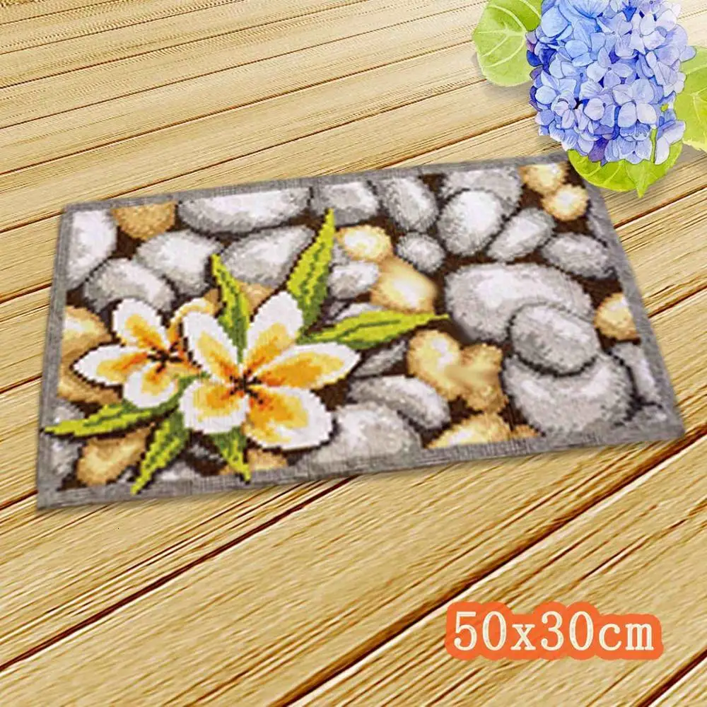 ZD077 Животные Cuscini Divano Forme вышитые подушки Knooppakket Smyrna крюк с защелкой Наборы Diy Klink Haak Kussen Bloem Подушка с пуговицей - Цвет: ZD077